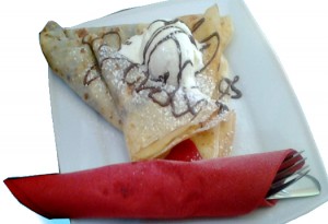 Suße Crêpes in Regensburg bei Stella Eiscafé