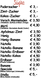 Süße Crepes in Regensburg